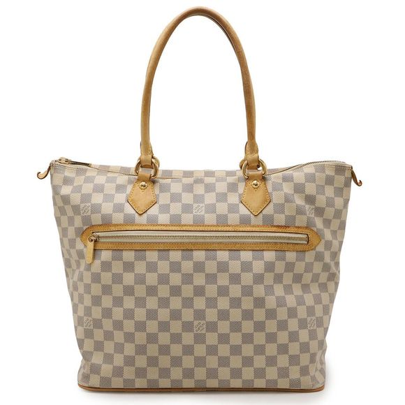 Louis Vuitton Damier Azure Saleya GM Tote Bag Large Tote Shoulder Bag Shoulder - Picture 1 of 9